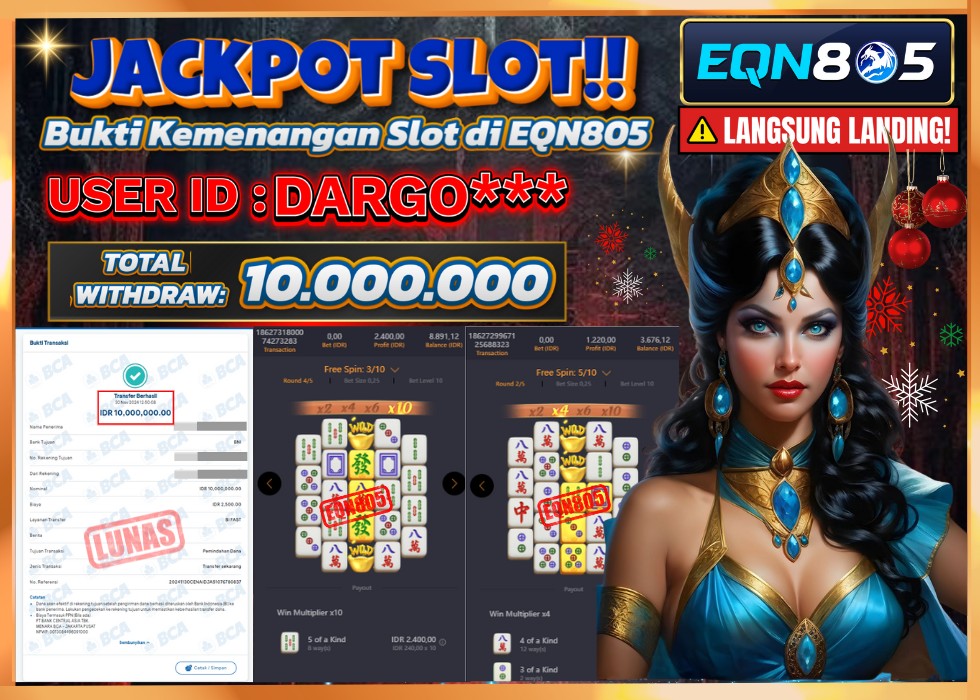 EQN805 JACKPOT  Rp 10.000.000 - LUNAS!!!