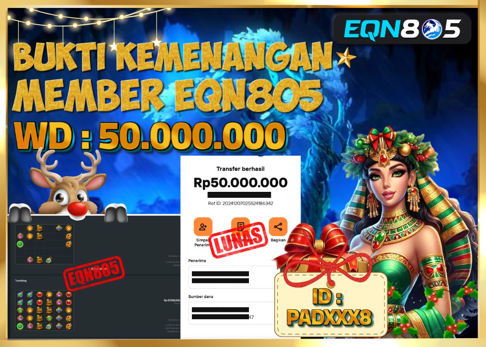 EQN805 JACKPOT  Rp 50.000.000 - LUNAS!!!
