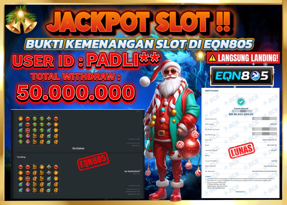 EQN805 JACKPOT  Rp 50.000.000 - LUNAS!!!