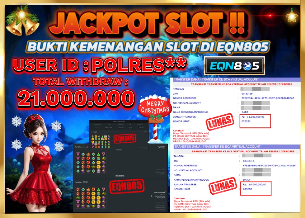 EQN805 JACKPOT  Rp 21.000.000 - LUNAS!!!