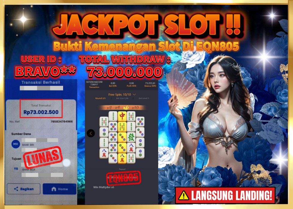 EQN805 JACKPOT  Rp 73.000.000 - LUNAS!!!