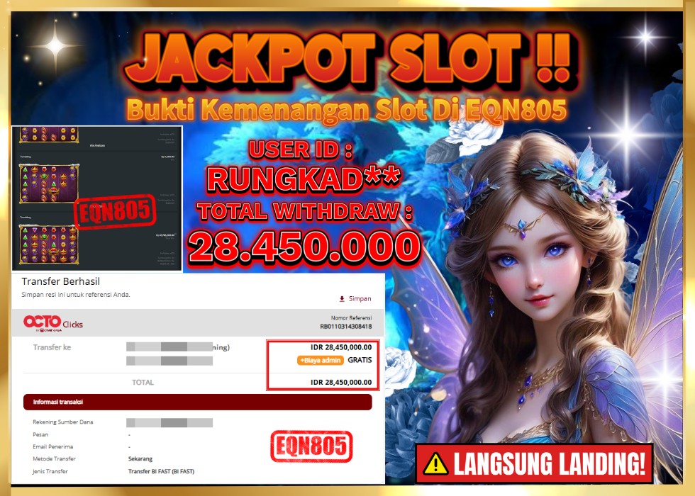 EQN805 JACKPOT  Rp 28.450.000 - LUNAS!!!