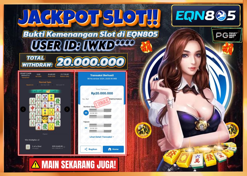 EQN805 JACKPOT  Rp 20.000.000 - LUNAS!!!