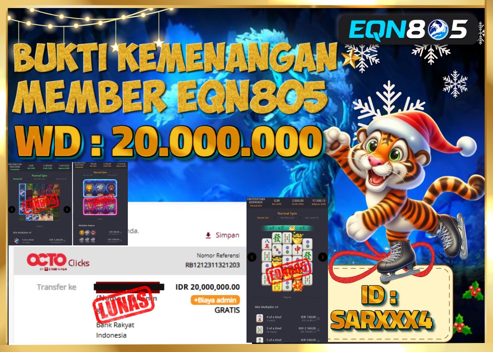 EQN805 JACKPOT  Rp 20.000.000 - LUNAS!!!