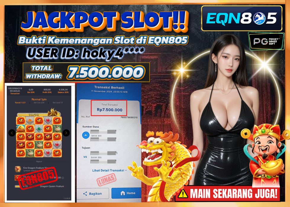 EQN805 JACKPOT  Rp 7.500.000 - LUNAS!!!