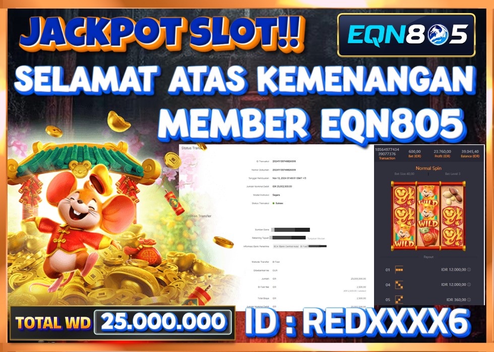 EQN805 JACKPOT  Rp 25.000.000 - LUNAS!!!