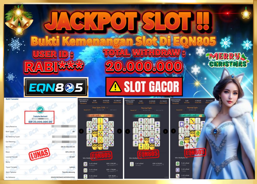 EQN805 JACKPOT  Rp 20.000.000 - LUNAS!!!