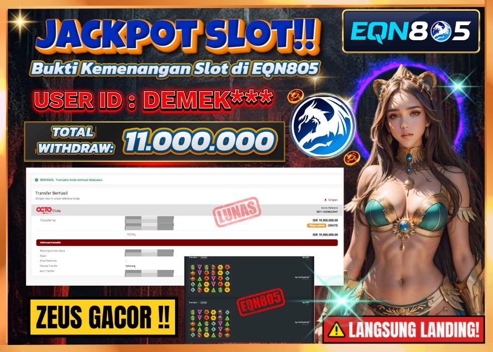 EQN805 JACKPOT  Rp 11.000.000 - LUNAS!!!