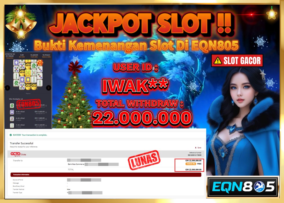 EQN805 JACKPOT  Rp 22.000.000 - LUNAS!!!