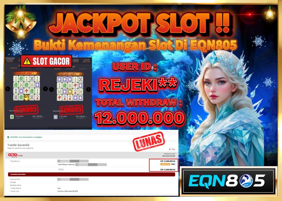 EQN805 JACKPOT  Rp 12.000.000 - LUNAS!!!