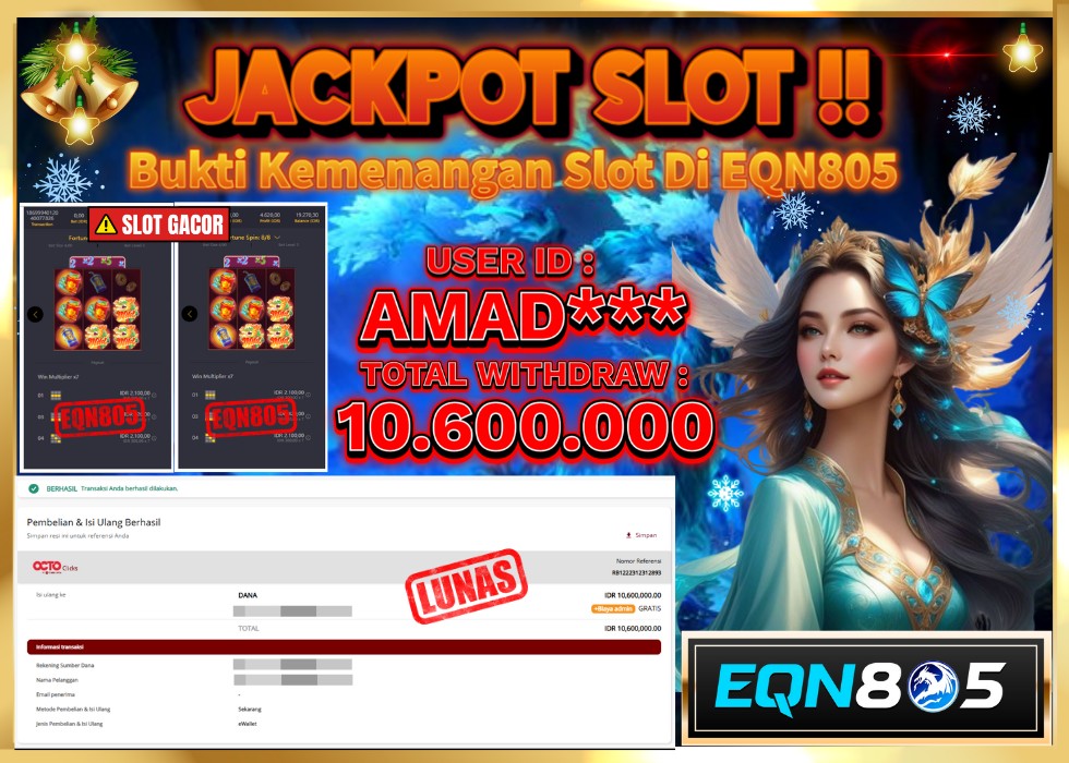 EQN805 JACKPOT  Rp 10.600.000 - LUNAS!!!