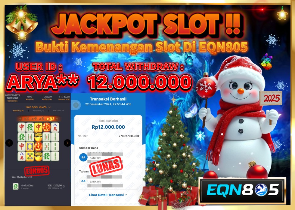 EQN805 JACKPOT  Rp 12.000.000 - LUNAS!!!