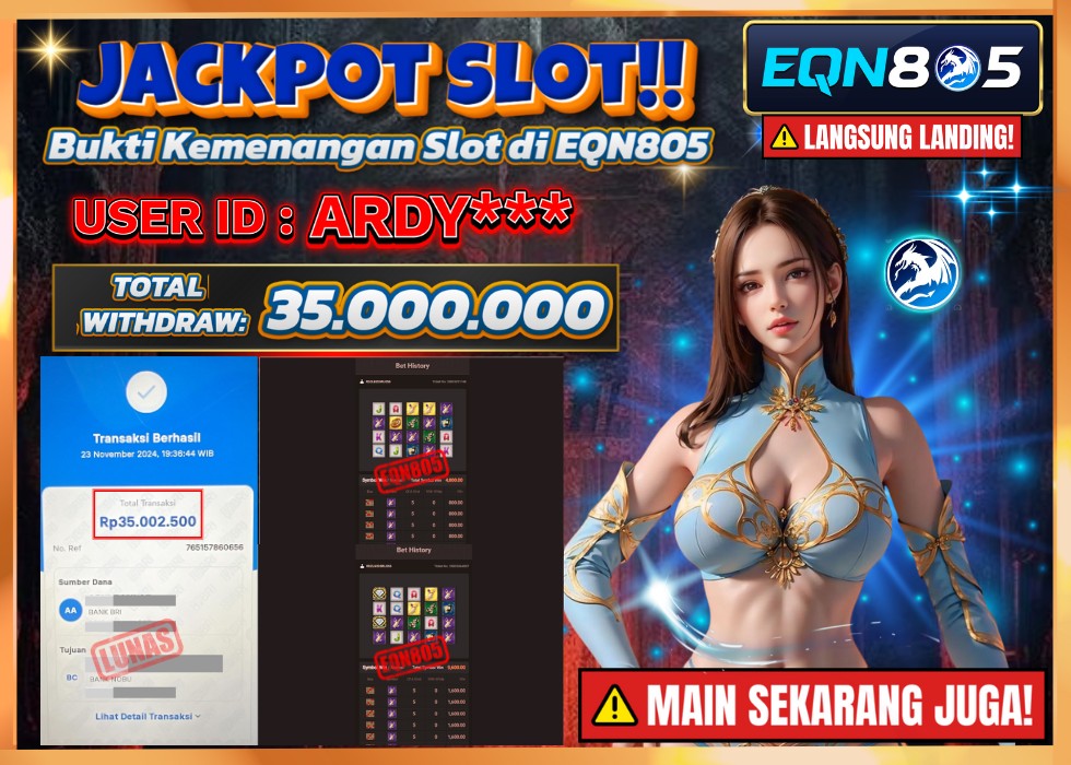 EQN805 JACKPOT  Rp 35.000.000 - LUNAS!!!