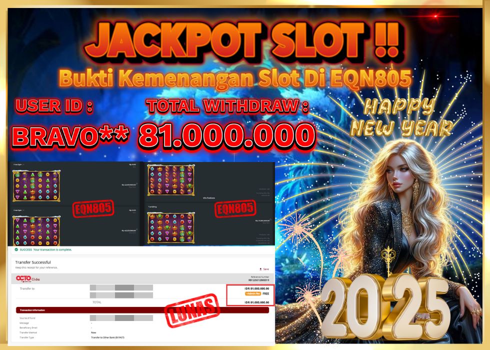 EQN805 JACKPOT  Rp 81.000.000 - LUNAS!!!