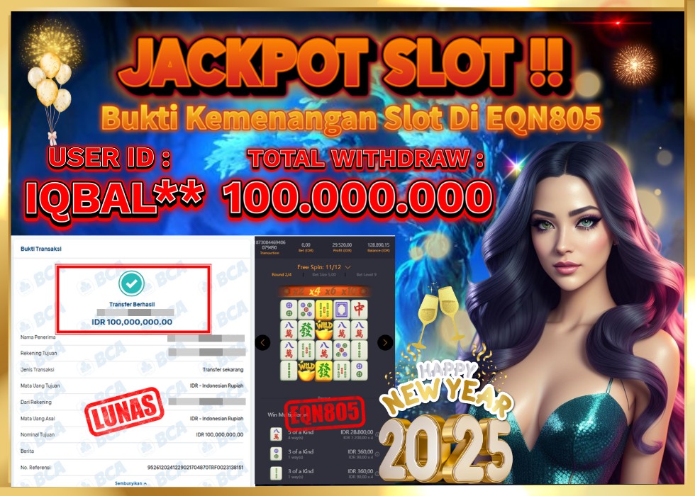 EQN805 JACKPOT  Rp 100.000.000 - LUNAS!!!