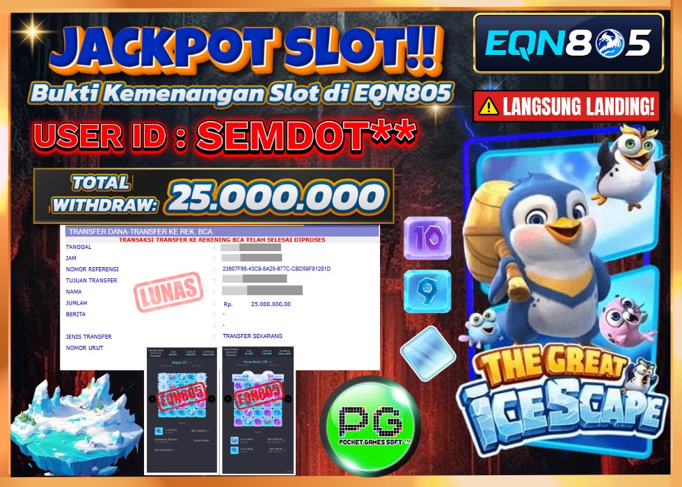 EQN805 JACKPOT  Rp 25.000.000 - LUNAS!!!