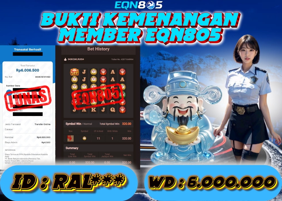 EQN805 JACKPOT  Rp 6.000.000 - LUNAS!!!